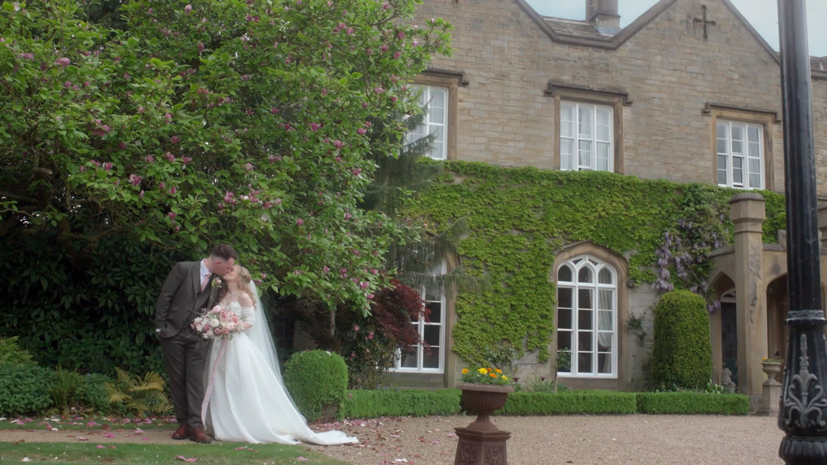 Dunston Hall Chesterfield Wedding Film Still